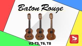 Необычные укулеле BATON ROUGE : 5, 6 и 8 струн! (серия V2 SUN)