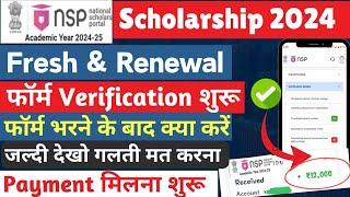 National Scholarship 2024-25 Payment & Form Verification New Update आ गयाजल्दी यह करो | NSP Update