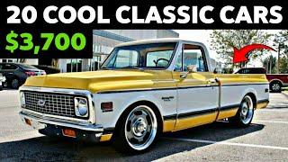 Find Your New Budget Here: 20 Classic Cars For Sale Under $10,000