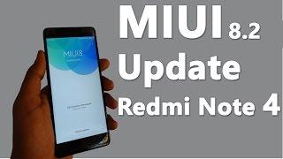 MIUI 8.2.2.0 Update For Redmi Note 4 | For Indian varient