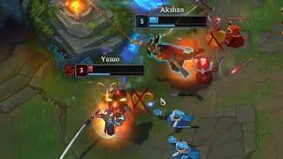 AKSHAN MID vs YASUO at LVL 3