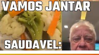 Dr. Paulo Branco te convida p/ jantar mas sem gordura saturada, açúcares e bebidas alcoólicas.