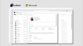 Connect with your colleagues with just 1-click within Microsoft 365! #employeedirectory #cubeet