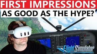 QUEST 3 FIRST IMPRESSIONS | GOOD ENOUGH FOR PC VR? MSFS RTX 4090