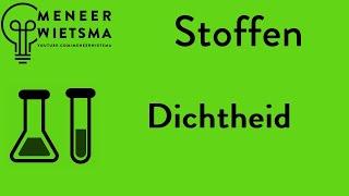 Natuurkunde uitleg Stoffen 5: Dichtheid