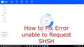How to Fix 3uTools 9% ERROR Unable to request SHSH Latest