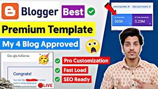 Best Blogger Template For AdSense Approval 2023 | Premium Blogger Template Free Download