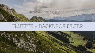 Flutter Backdrop Filter and Overlays | BackdropFilter/Overlay in Flutter Overlay@aseemwangoo#flutter
