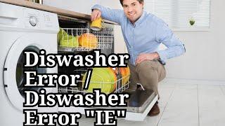Lg Dishwashers Error 'IE' /LG  Dishwasher error cord/dishwasher repair Fujairah.