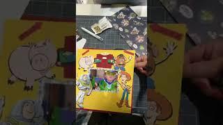 Interactive Scrapbook Layout using Cricut