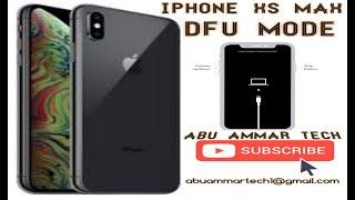 how to put iPhone Xs Max in to DFU mode