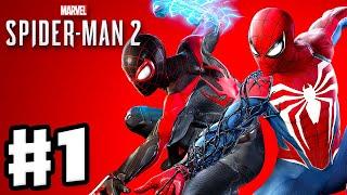 Spider-Man 2 - Gameplay Walkthrough Part 1 - Peter Parker and Miles Morales Fight Sandman!