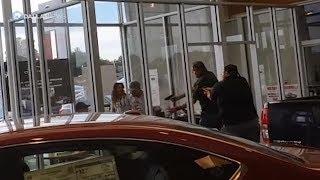 Raw video: Greenville dealership shooting