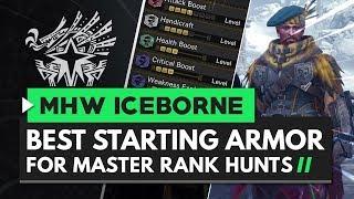 Monster Hunter World Iceborne | Best Starting Armor for Master Rank