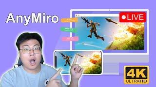 How to mirror Android/iPhone Games to PC- no lag, 4K quality