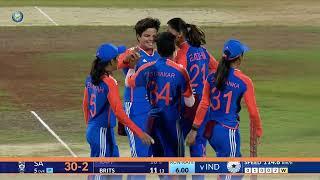 Fall of Wickets | South Africa Women vs India Women 3rd t20 highlights 2024