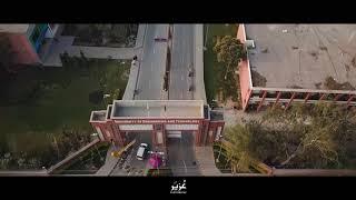 BEAUTIFUL UET LAHORE AERIAL DRONE FOOTAGE