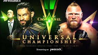 WWE Crown Jewel 2021 - Official And Full Match Card HD