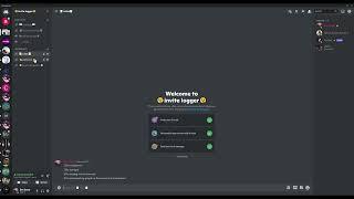 DISCORD INVITE LOGGER 2022 (WORKING) (READ DESCRIPTION)