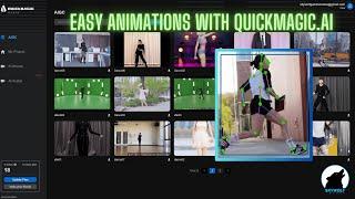 Easy Animations with QuickMagic.AI #3d #QuickMagicAi #Animations #Mocap