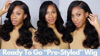 LuvMe Hair Body Wave Glueless C Part Closure Wig