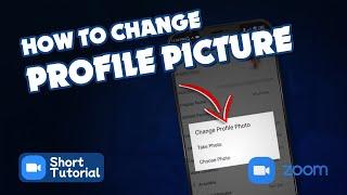 How to change profile picture on zoom 2024 | Initial Solution