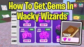 How To get Gems In Wacky Wizards (Roblox)