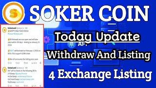 Sokar Coin Withdraw  And Listing | 4 Exchange Listing | Sokar Coin Airdro | Sokar Coin Claim Process