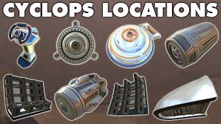 Where To Find ALL CYCLOPS FRAGMENTS Tutorial! | Cyclops Engine, Hull, Bridge Fragment Locations