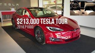  Tesla P100DL Delivery Tour 2018 Model S [4K]