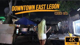   DOWNTOWN EAST LEGON Night Virtual Walking Tour 4K - LAGOS AVE -BAWALESHI - OKPONGLO ACCRA-GHANA.