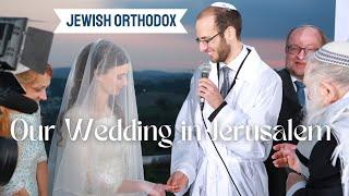 OUR ORTHODOX ISRAELI JEWISH WEDDING CLIP | JERUSALEM HILLS