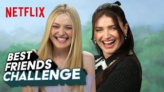 Dakota Fanning & Eve Hewson's BFF Challenge | The Perfect Couple | Netflix