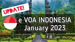 Update! e Visa on Arrival Indonesia 2023 | Enter Indonesia 2023 #visitbali2023 #voaindonesia