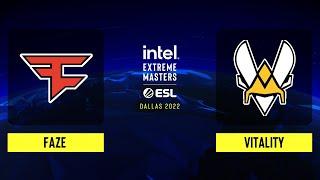 FaZe vs. Vitality - Map 1 [Dust2]  - Group A - IEM Dallas 2022