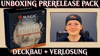 MTG Unboxing Innistrad Midnight Hunt Prerelease Pack | Magic the Gathering deutsch | Trader | Julien