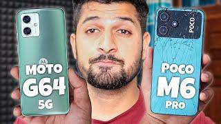 Moto G64 5G vs Poco M6 Pro 5G Comparison | Which is Better?