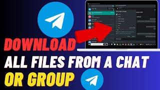 How To Download All Files From Telegram Group Chat | Save Your Time!!