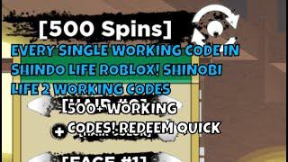 *NEW* EVERY SINGLE WORKING CODE IN SHINDO LIFE ROBLOX!!! USE QUICK BEFORE EXPIRE! | Shinobi Life 2