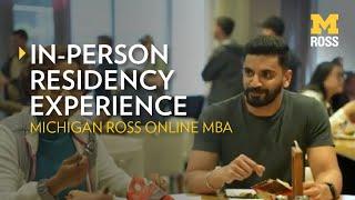 Michigan Ross Online MBA In-person Residency Experience