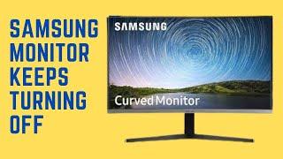 How To Fix If Your Samsung Monitor Keeps Turning Off | With 100% Fixes