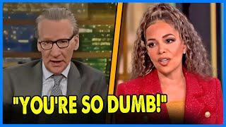 Sunny Hostin LOSES IT After Bill Maher EXPOSES The View Hosts Hypocrisy LIVE!