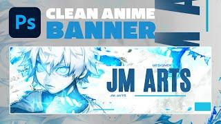 Anime Banner Tutorial (FREE PSD) - Tutorial by JM ARTS