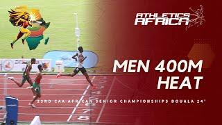 Men’s 400m Round 1, Heat 5 / DOUALA 24 - 23rd CAA African Athletics Senior Championships