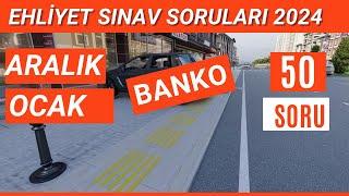 Ehliyet Sınav Soruları 2024 | Aralık, Ocak Çıkmış Ehliyet Sorularını Çöz