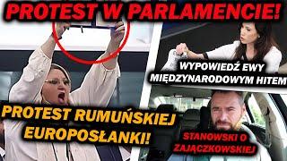 RUMUŃSKA EUROPOSŁANKA PROTESTUJE! WYPOWIEDŹ EWY HITEM!