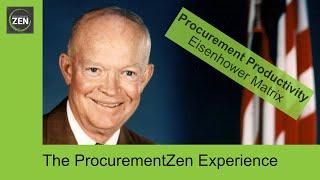 The ProcurementZen Experience - Procurement Productivity - Eisenhower Matrix