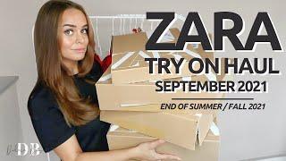 ZARA TRY-ON HAUL SEPTEMBER 2021 | PRE-AUTUMN ZARA HAUL | PRE-FALL ZARA HAUL