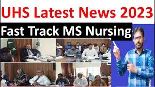 UHS Latest News | UHS Fast Track Program | UHS Good Decision About MS Nursing Program