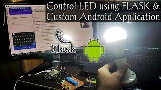 Control Home Appliances using Flask Server and Custom Android Application || Smart Home ||